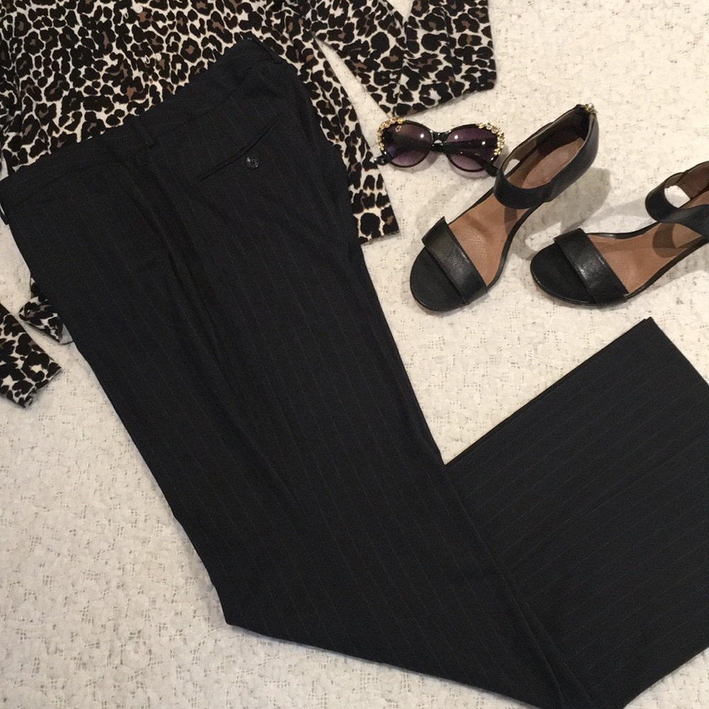 NWOT Express Pinstripe Wide Leg Pants w/Stretch